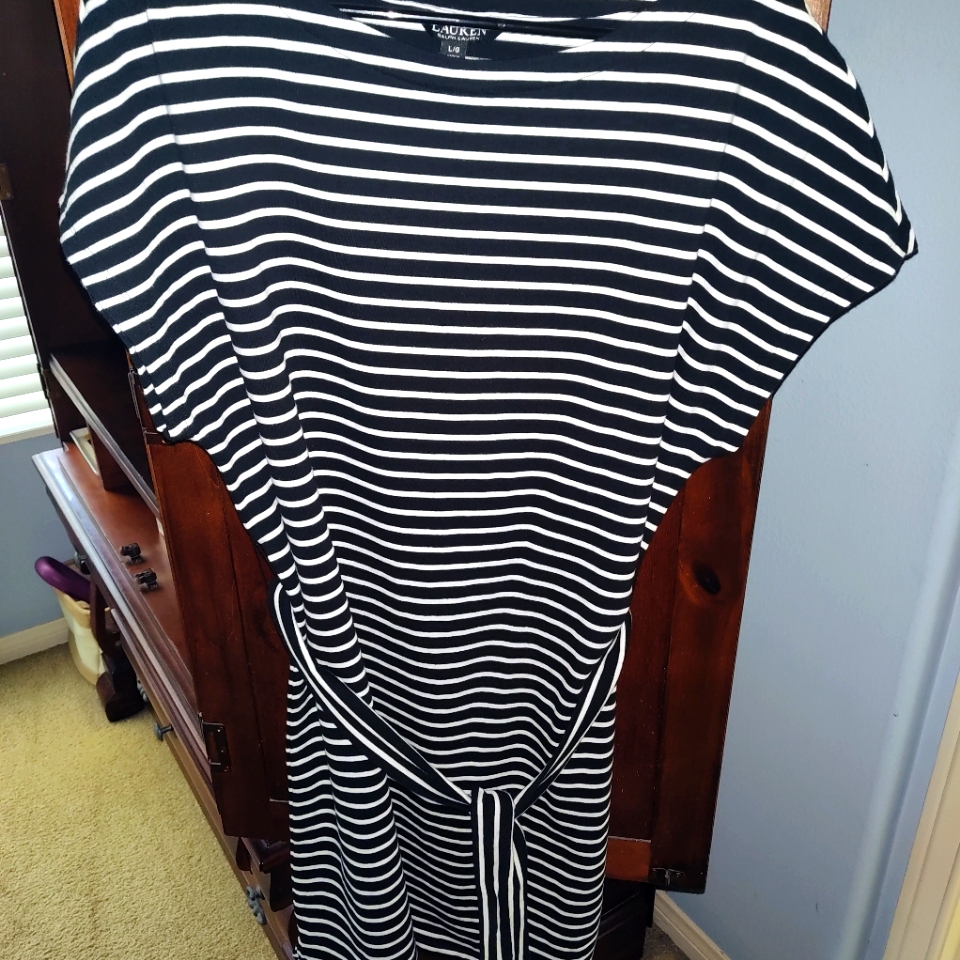 Adorable Brand New Lauren By Ralph Lauren Polo Dress With Belt